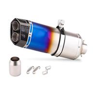 Pot d'échappement de moto Silencieux D’échappement De Moto 51 Mm Avec Tueur Db Pour Er6n Z900 Z800 Z400(UN)