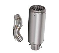 Pot D'échappement De Moto Slip on Line Project avec Tube Adaptateur Liaison Centrale pour Kawasaki Z900 2017 2018 2019 2020 2021 2022 2023 2024