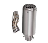 Pot D'échappement De Moto Slip on Line Project avec Tube Adaptateur Liaison Centrale pour Kawasaki Z900 2017 2018 2019 2020 2021 2022 2023 2024