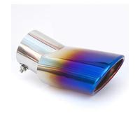 Pot d'échappement de voiture Embout d'échappement automatique en acier inoxydable pour CRV 2017-2021, garniture décorative de silencieux pour arrière pour tuyau(Bleu)