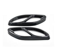 pot d'échappement de voiture Pour Mercedes pour Benz ABCE GLC GLE pour classe pour AMG 2 pièces échappement de voiture en acier inoxydable pour garniture couvercle tuyau(2)