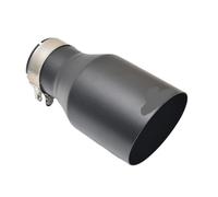 Pot d'échappement de voiture Pour RemuS véhicule en acier inoxydable réaménagement universel noir silencieux queue gorge modification de voiture pour bmw e90 embout(66MM IN-115MM OUT)