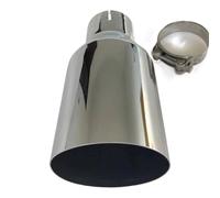 Pot d'échappement de voiture Réaménagement de véhicule en acier inoxydable, silencieux d'échappement universel, gorge queue, modification voiture pour bmw e90(66MM IN-101MM OUT)