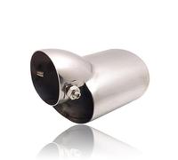 Pot d'échappement de voiture Silencieux d'échappement universel de voiture en acier inoxydable, gorge queue pour Civic 12-16, pointe pour accessoires remplacement tuyaux