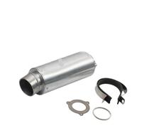 Pot D'échappement Droit Universel 105 Mm Pour Motos De Grosse Cylindrée, Style Racing, Compatible Avec Pour GSXR, ZX6R, ZX10R, CB400, CB500F Et CB500X(A wrs sticker)