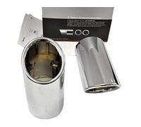 Pot d'échappement, embout, acier poli, double pot, 8J0071761