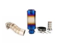 Pot d'échappement Embouts D'échappement 51 Mm pour CFMOTO 450SR, 450NK Et 450SS (2022, 2023, 2024 2025) Silencieux Intermédiaire pour Moto(Turquesa)