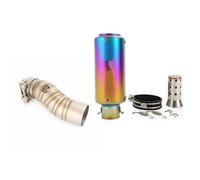 Pot d'échappement Embouts D'échappement 51 Mm pour CFMOTO 450SR, 450NK Et 450SS (2022, 2023, 2024 2025) Silencieux Intermédiaire pour Moto(Pink)