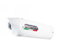 Gpr Exhaust Systems Albus Evo4 Kawasaki Zx-10r Zxt00s 16-19 Euro 4 Homologated Slip On Muffler Blanc Homologated