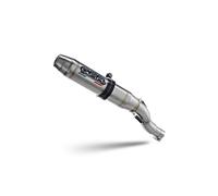 Gpr Exclusive Deeptone Inox Royal Enfield Himalayan 450 24-25 Homologated Slip On Muffler Argenté Homologated