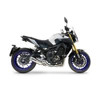 Gpr Exclusive M3 Inox Yamaha Mt-09 14-16 Homologated Full Line System Argenté Homologated