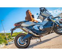 Gpr Exhaust Systems Deeptone Inox Honda X-adv 750 21-22 Ref:h.262.de Stainless Steel Slip On Homologated Muffler Argenté Homologated