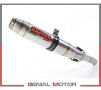 Gpr Exhaust Systems Deeptone Inox Yzf-r3 15-17 Homologated Slip On Muffler Argenté Homologated