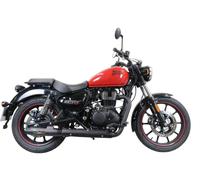 Gpr Exhaust Systems Deeptone Nero Royal Enfield Meteor 350 21-23 Ref:roy.10.cat.dene Stainless Steel Slip On Homologated Muffler Noir Homologated