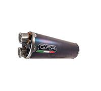 Pot D'echappement GPR Dual Poppy Appr Carbone Kawasaki Versys 1000 IE 2021 2024