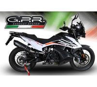 Gpr Exhaust Systems Furore Evo4 Nero Ktm Adventure 790 21-23 Ref:e5.kt.108.fne4 Homologated Slip On Muffler Doré Homologated