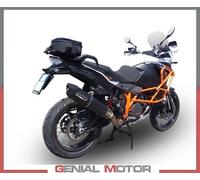 Gpr Exhaust Systems Furore Lc 8 Adventure 1050 15-16 Not Homologated Slip On Muffler Noir Homologated
