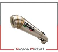G.P.R. Silencieux Powercone Evo Suzuki GSX‑S 750 (17-20) Euro 4 Argenté homologué