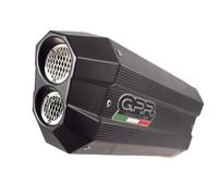 Gpr Exhaust Systems Sonic Poppy Bmw R 1200 Gs/adventure 17-18 Ref:bm.104.sopo Stainless Steel Homologated Slip On Muffler Argenté Homologated