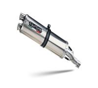 Gpr Exhaust Systems Dual Inox Honda Xl 750 Transalp 750 2024-2025 E5 Oval Homologated Slip On Muffler Doré Homologated