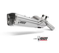 Mivv Delta Race Bmw F 900 R 2020-24 B.038.ldrx Homologated Slip On Muffler Argenté Homologated