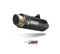 MIVV Pot d'échappement D.041.LXBP GP Pro Inox Noir pour Ducati Monster 1200 2017-2021