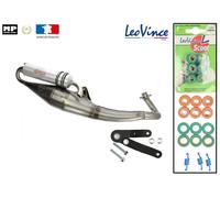 Pot d'échappement Leovince Galet/Ressort Racing Piaggio Typhoon 50 II 2010-2016