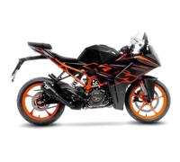 POT D'ECHAPPEMENT LEOVINCE LV-10 COMPLET NOIR POUR KTM RC 125 22-23 INOX