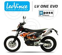 LeoVince LV-One Evo silencieux Acier inoxydable, avec réception CE