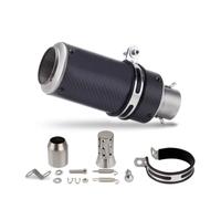 Pot D'échappement Modifié 51 Mm/60 Mm pour Moto, Modèle GP-Project, avec DB Killer, Compatible pour R6, R15, R3, MT07, ZX6R, Z800, Z900, MT09, Ninja 400 Et Z400(A with Sticker 51MM)