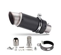 Pot D'échappement Modifié 51 Mm/60 Mm pour Moto, Modèle GP-Project, avec DB Killer, Compatible pour R6, R15, R3, MT07, ZX6R, Z800, Z900, MT09, Ninja 400 Et Z400(C1 with Sticker 51MM)