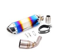 Pot d'échappement moto Compatible avec Benelli Pour TNT 125/135 Système complet tube Pour Avant Silencieux Moto