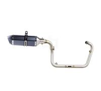 Pot d'échappement moto système complet Compatible avec Benelli TNT 125/135 Silencieux Moto
