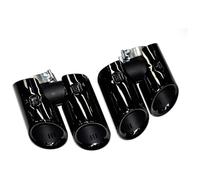 Pot D'Échappement Pour Macan 2.0T 2014-2024 Mise À Niveau Tuyau D'échappement GTS Modèle Quad Embout Silencieux Noir(14-17 Black a)