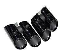 Pot D'Échappement Pour Macan 2.0T 2014-2024 Mise À Niveau Tuyau D'échappement GTS Modèle Quad Embout Silencieux Noir(14-17 Black B)