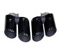 Pot D'Échappement Pour Macan 2.0T 2014-2024 Mise À Niveau Tuyau D'échappement GTS Modèle Quad Embout Silencieux Noir(18-24 Black A-2)