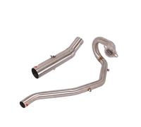 Pot D'échappement Pour Moto Pour Tricker Pour XG250 2004-2008 : Kit D'échappement Modifié Avec Biellette Centrale Avant, Raccord Au Silencieux D'origine(Front Mid Link Pipe)
