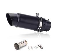 Pot D'échappement pour Moto pour Yamaha R3 R25 MT07 MT09 R1 51/60 Mm, Tube D'échappement, Tube Intermédiaire, Adaptateur De Silencieux. Silencieux(Couleur 4,60mm)