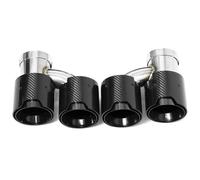 Pot D'Échappement Pour Voiture 640i 535i Embout Silencieux D'échappement Double Tube En Acier Inoxydable Forme H(Carbon Fiber C)