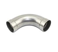 Pot D'échappement Silencieux D'échappement Universel Soudé en Coude en Acier Inoxydable 304 À 90 Degrés De Diamètre Intérieur 51 Mm 63 Mm Silencieux Voiture(40mm)
