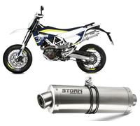 Pot D'Pot D'Echappement Storm By Mivv Oval Acier Husqvarna 701 2017 > 2020