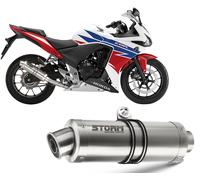 Echappement Storm by Mivv Silencieux Gp Acier pour Honda Cbr 500 R 2013 > 2015