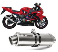 Pot D'Echappement Storm by Mivv Gp Acier pour Honda Cbr 600 Fs 2001 > 2003