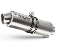 Pot D'Echappement Storm by Mivv Gp Acier pour Kawasaki Z 125 2019 > 2024