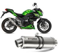 Echappement Storm by Mivv Silencieux Gp Acier pour Kawasaki Z300 2015 > 2016