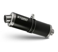 Pot D'Echappement Storm by Mivv Gp Noir Acier Suzuki Gsx-r 600 2008 > 2010