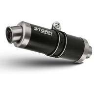 Echappement Storm by Mivv Gp Nero Acier pour Triumph Speed Triple 2011 > 2015