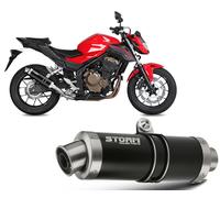 Echappement Storm by Mivv noir Silencieux Gp Acier Honda Cb 500 F 2016 > 2018