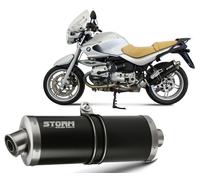 Echappement Storm by Mivv noir Silencieux Oval Acier Bmw R 1150 R 2000 > 2006