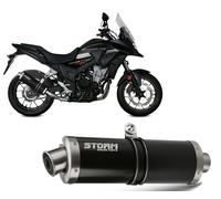 Pot D'Echappement Storm by Mivv noir Oval Acier Honda Cb 500 X 2017 2020